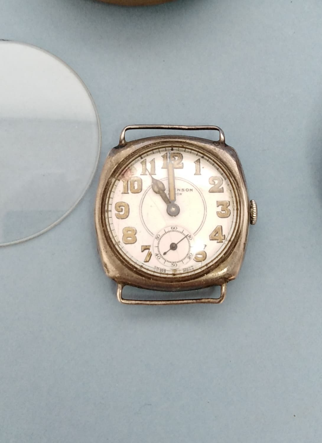 Watchmakers Repair Project Lot, Two Sterling Silver Watches